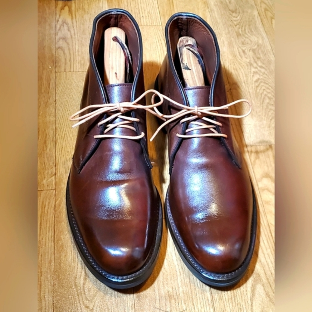 ALLEN EDMONDS 🇺🇸 USA Boots Malvern Chukka Brown Leather Goodyear Welt Sz 11.5